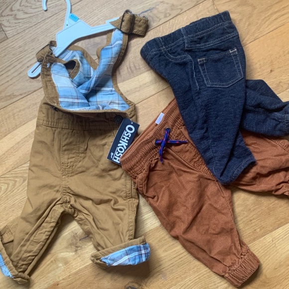 6 month baby pants overalls bundle - Picture 2 of 3